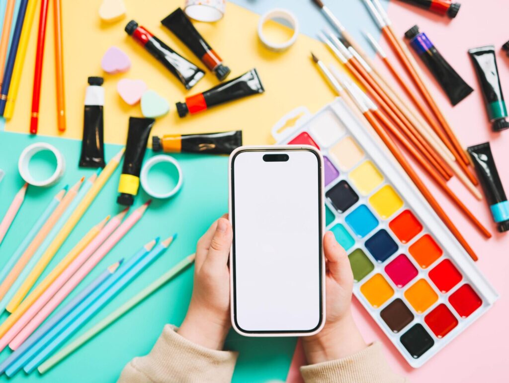 podgląd mobilny strony Canva