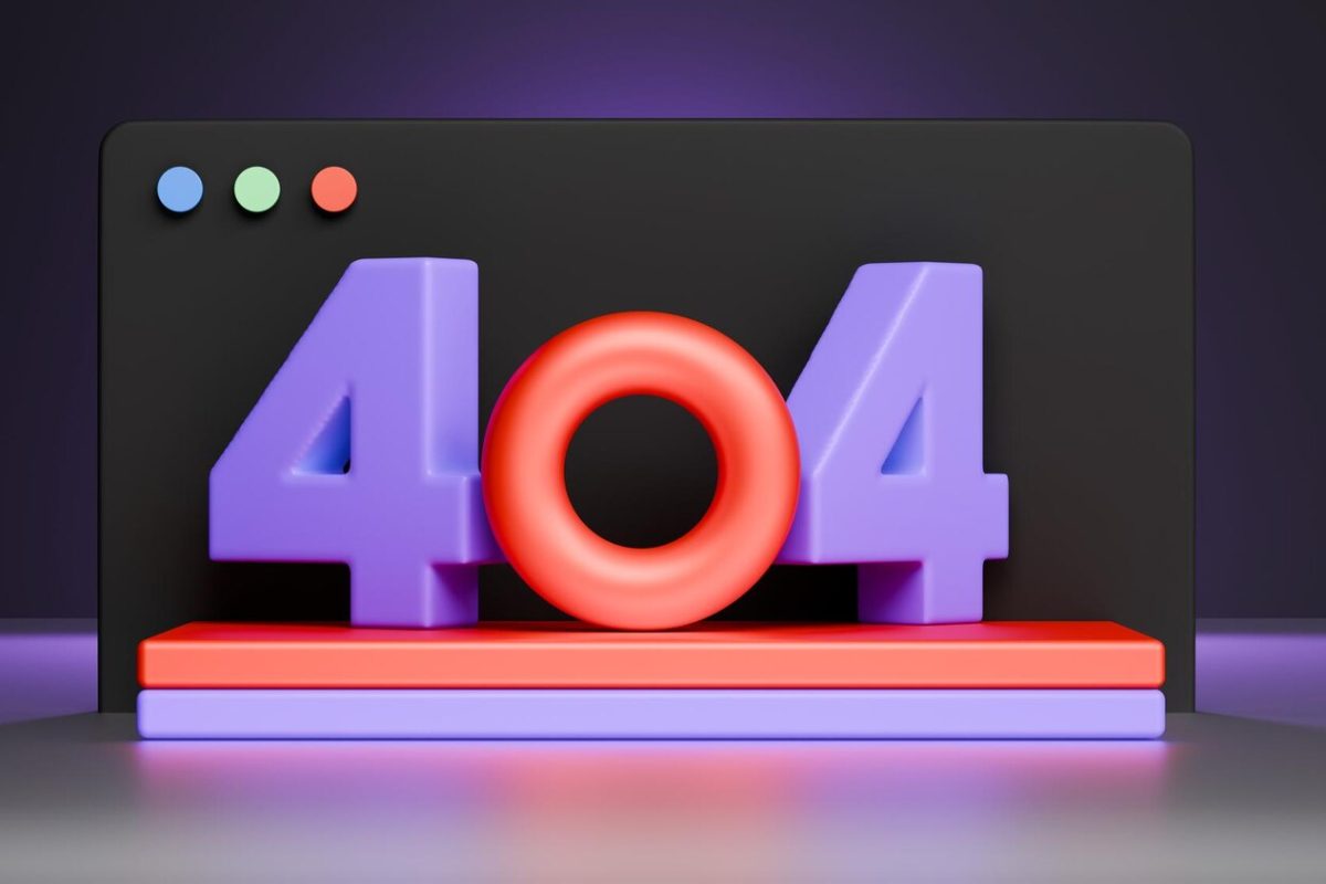 błąd 404 na stronie
